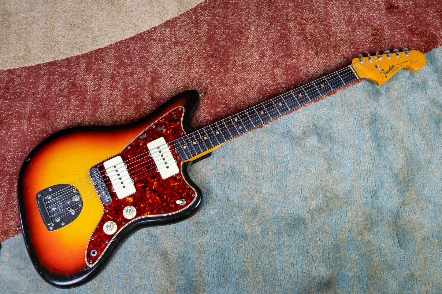 Fender Jazzmaster 1965 sunburst ~>Clay dots<~ (all original!) perfect setup w/Gilded treatment!!~~