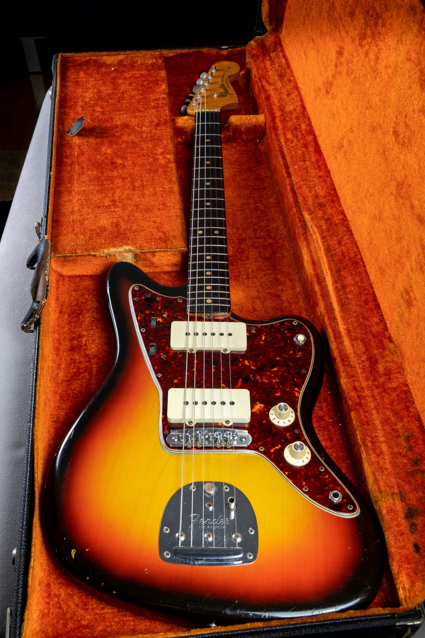 Fender Jazzmaster 1965 sunburst ~>Clay dots<~ (all original!) perfect setup w/Gilded treatment!!~~