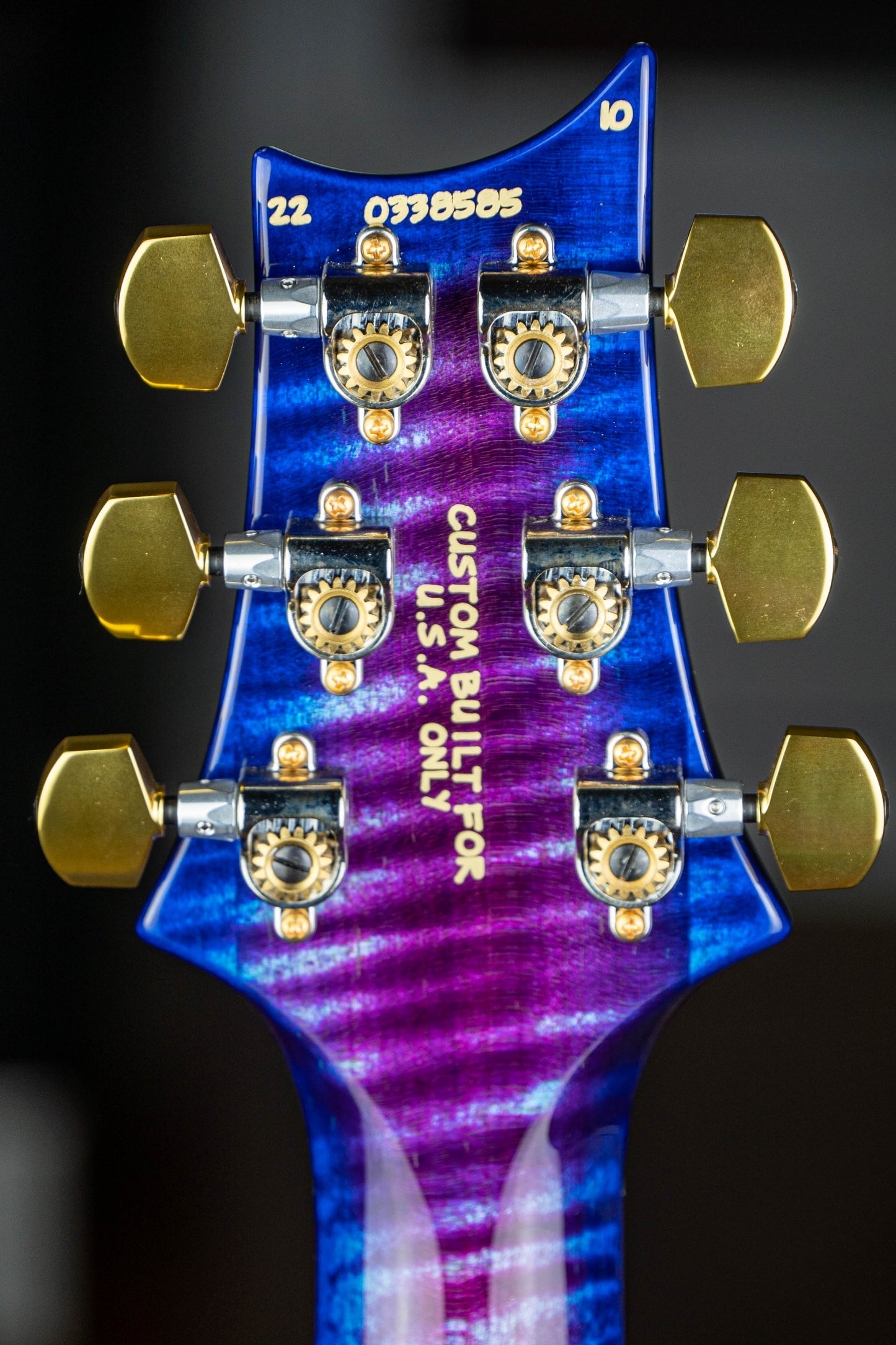 PRS 509 Wood Library 2022 Violet Blue Burst