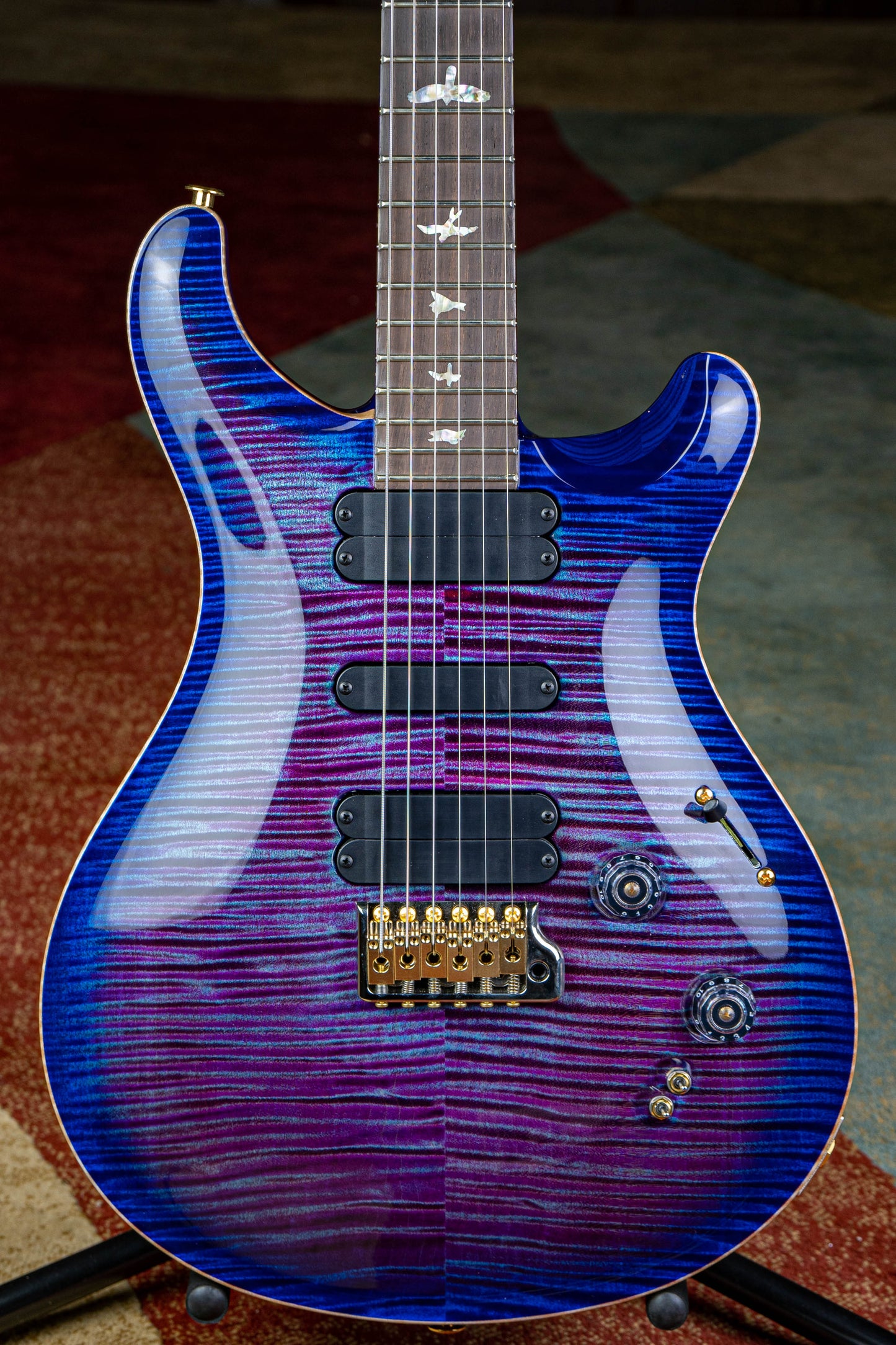 PRS 509 Wood Library 2022 Violet Blue Burst