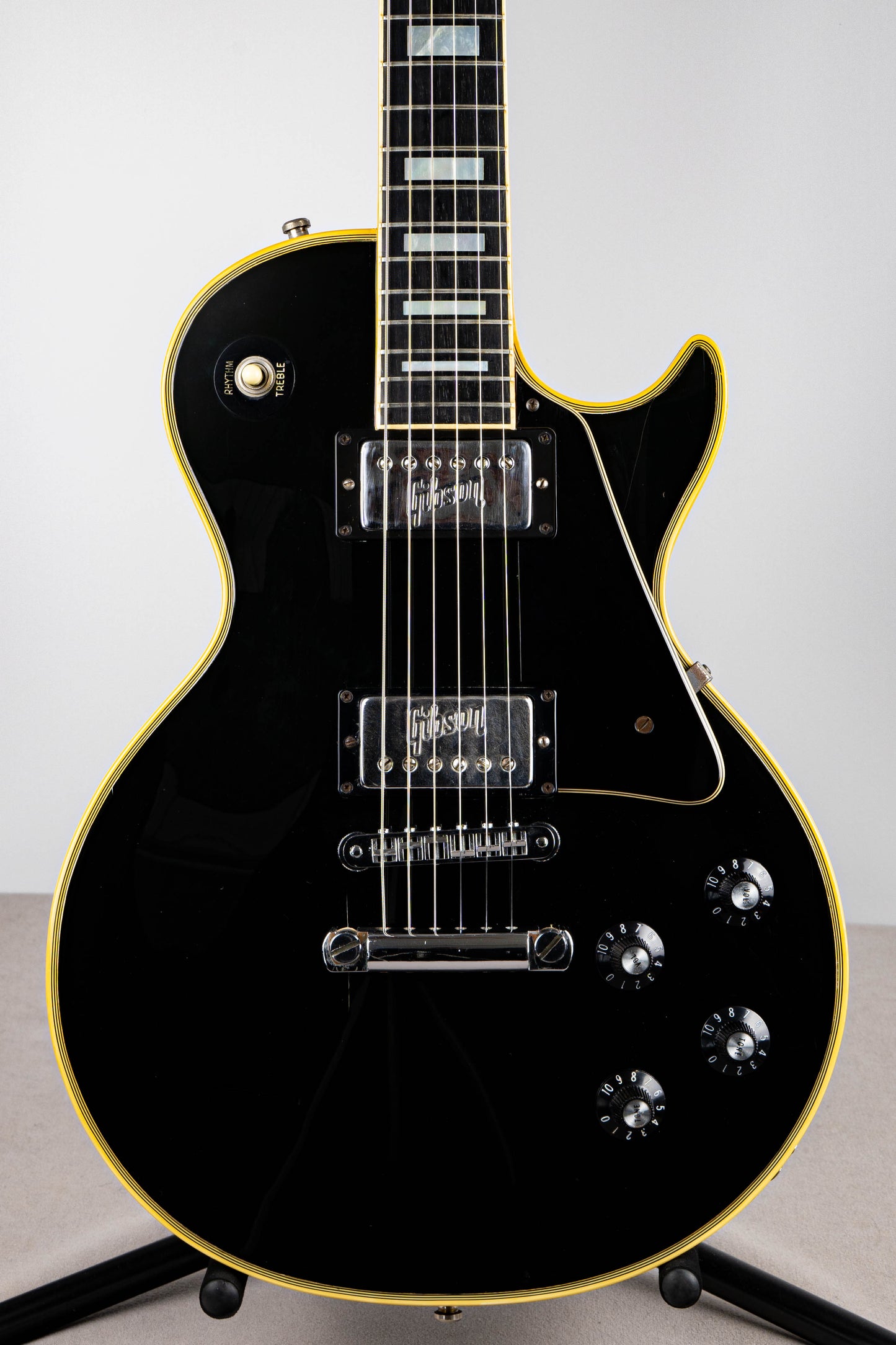 Gibson Les Paul Custom Black Beauty 1972 Factory Chrome