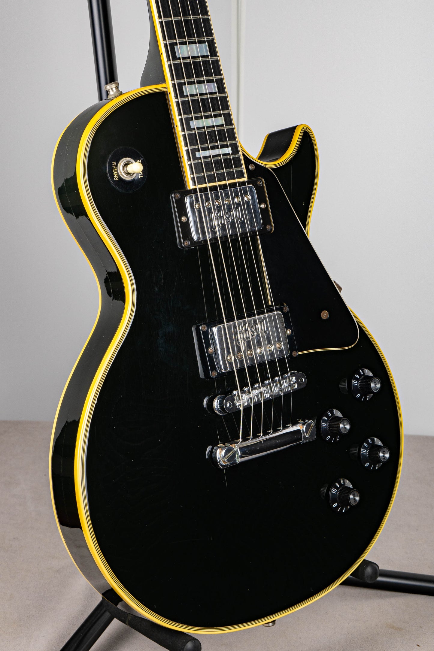 Gibson Les Paul Custom Black Beauty 1972 Factory Chrome