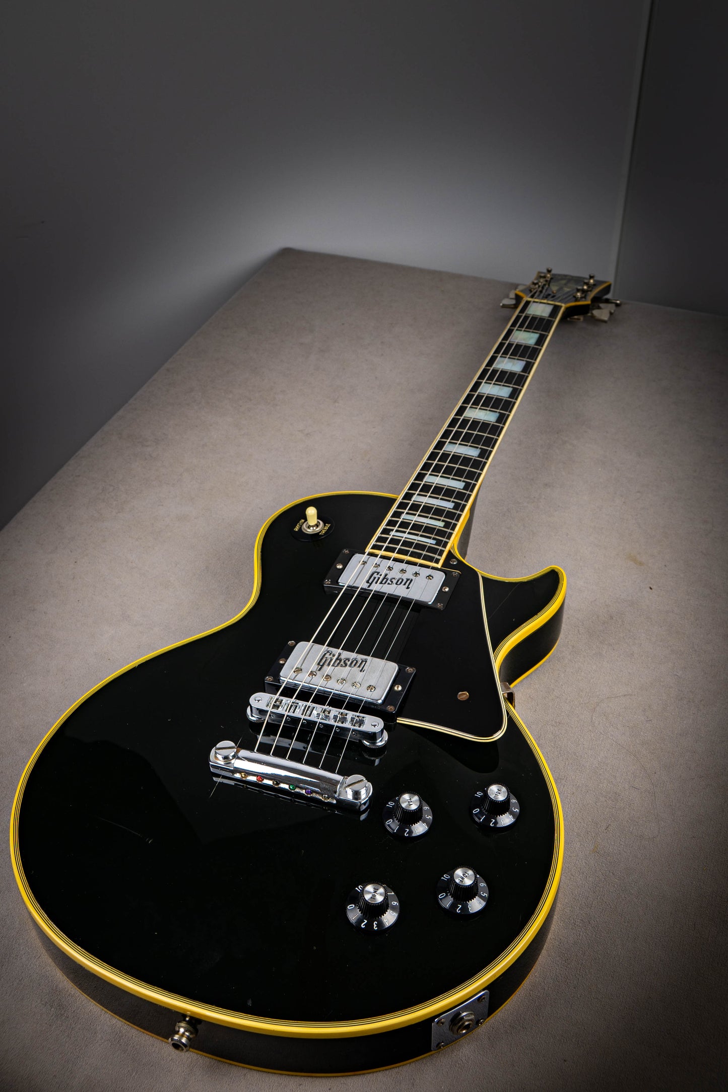 Gibson Les Paul Custom Black Beauty 1972 Factory Chrome