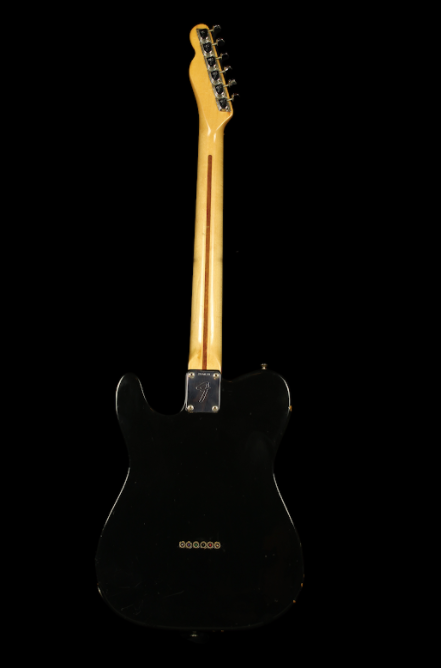 Black Fender Telecaster with Maple Fretboard 1970