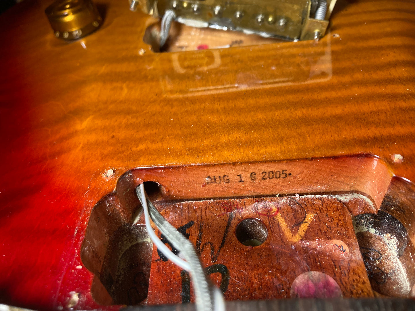 Prs 20th anniversary McCarty 2005 Cherry sunburst