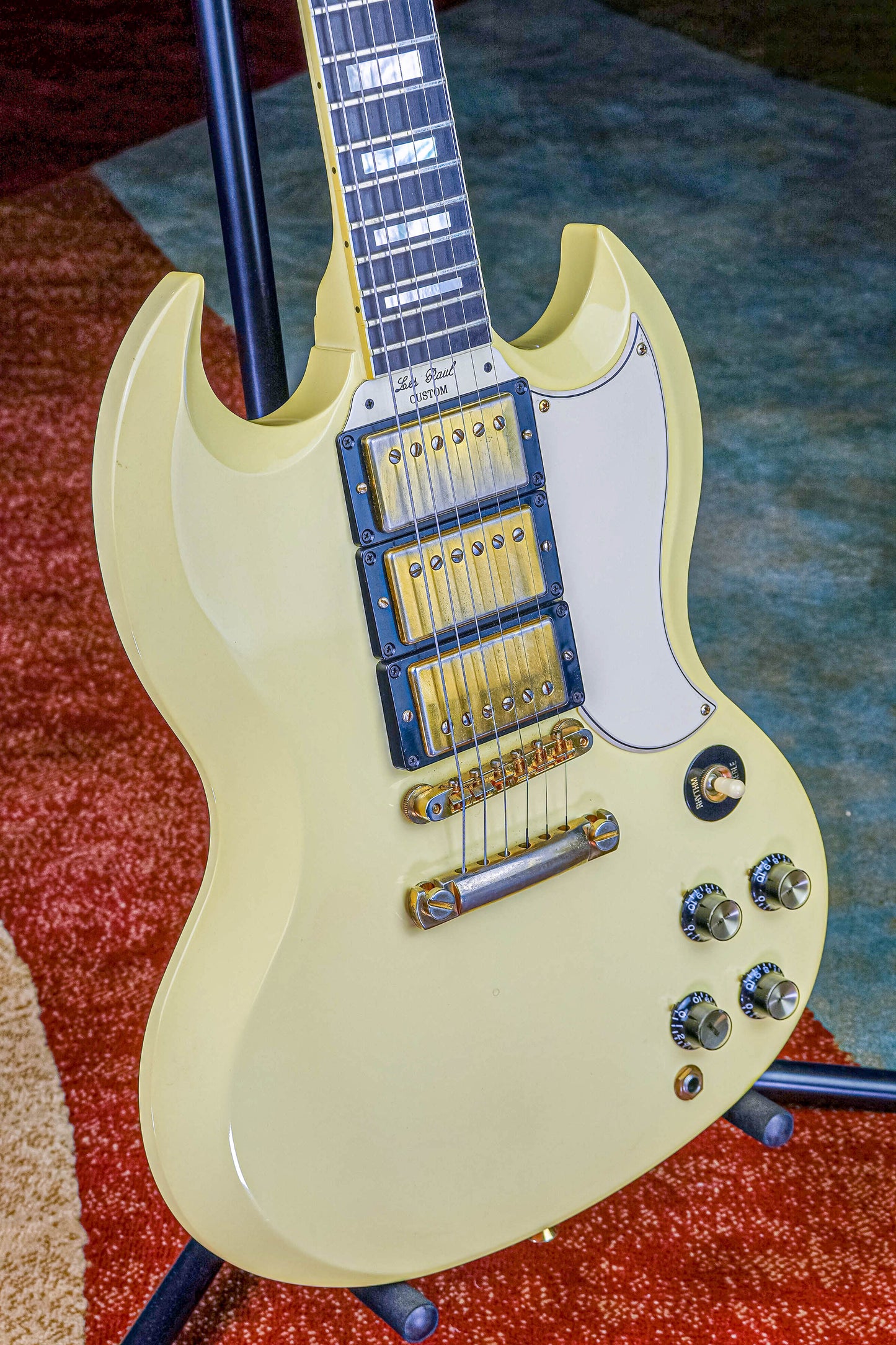 Gibson Custom Shop '63 Les Paul SG Custom Reissue Classic White