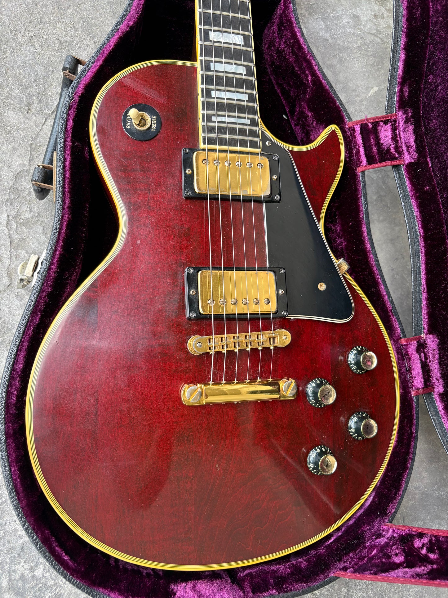 Gibson les Paul custom 1976 wine red
