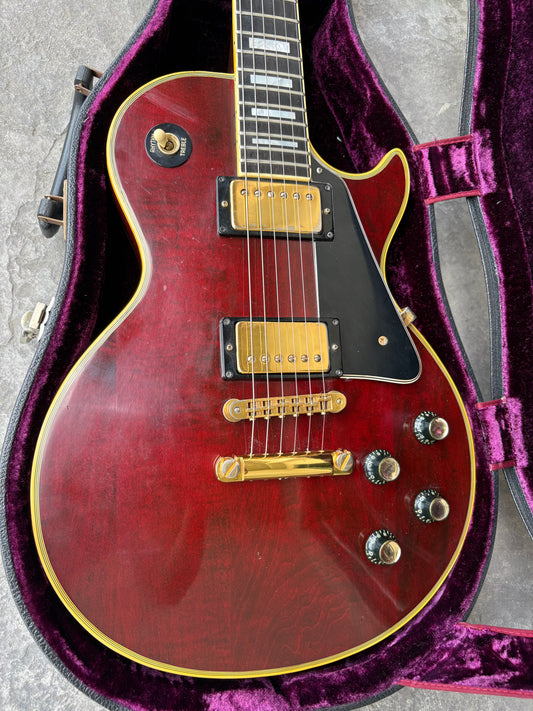 Gibson les Paul custom 1976 wine red