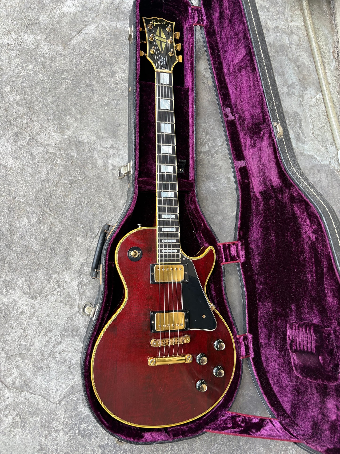 Gibson les Paul custom 1976 wine red
