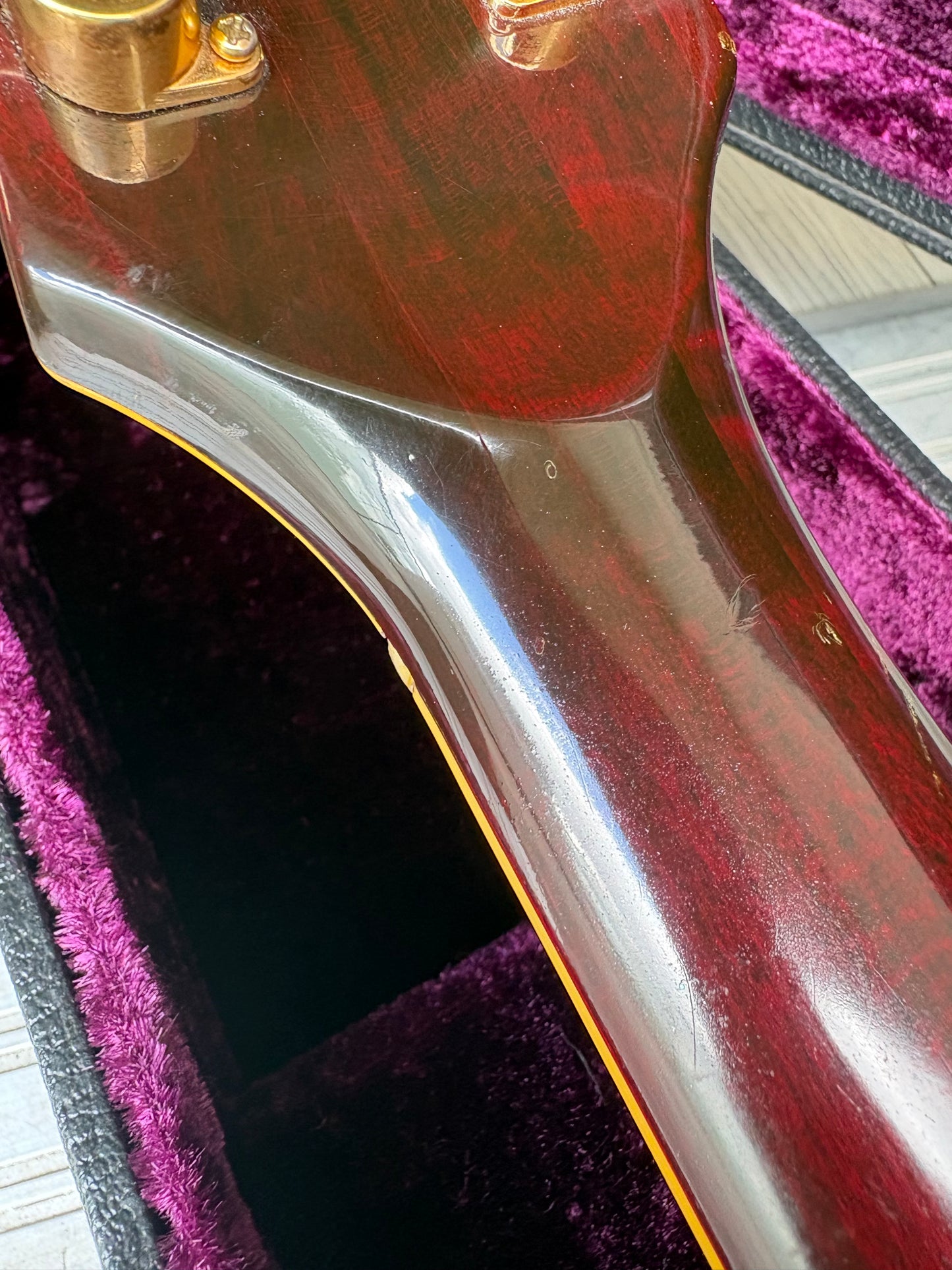Gibson les Paul custom 1976 wine red
