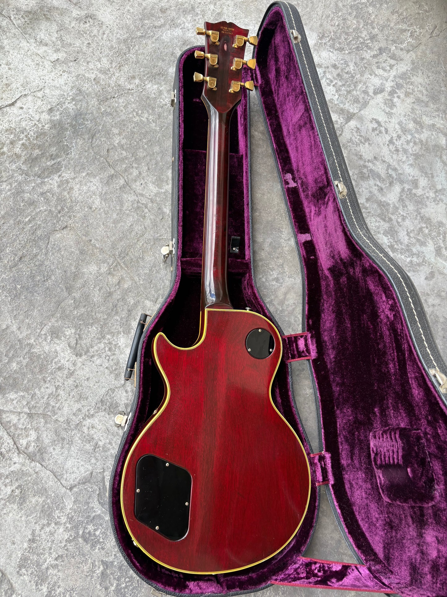Gibson les Paul custom 1976 wine red