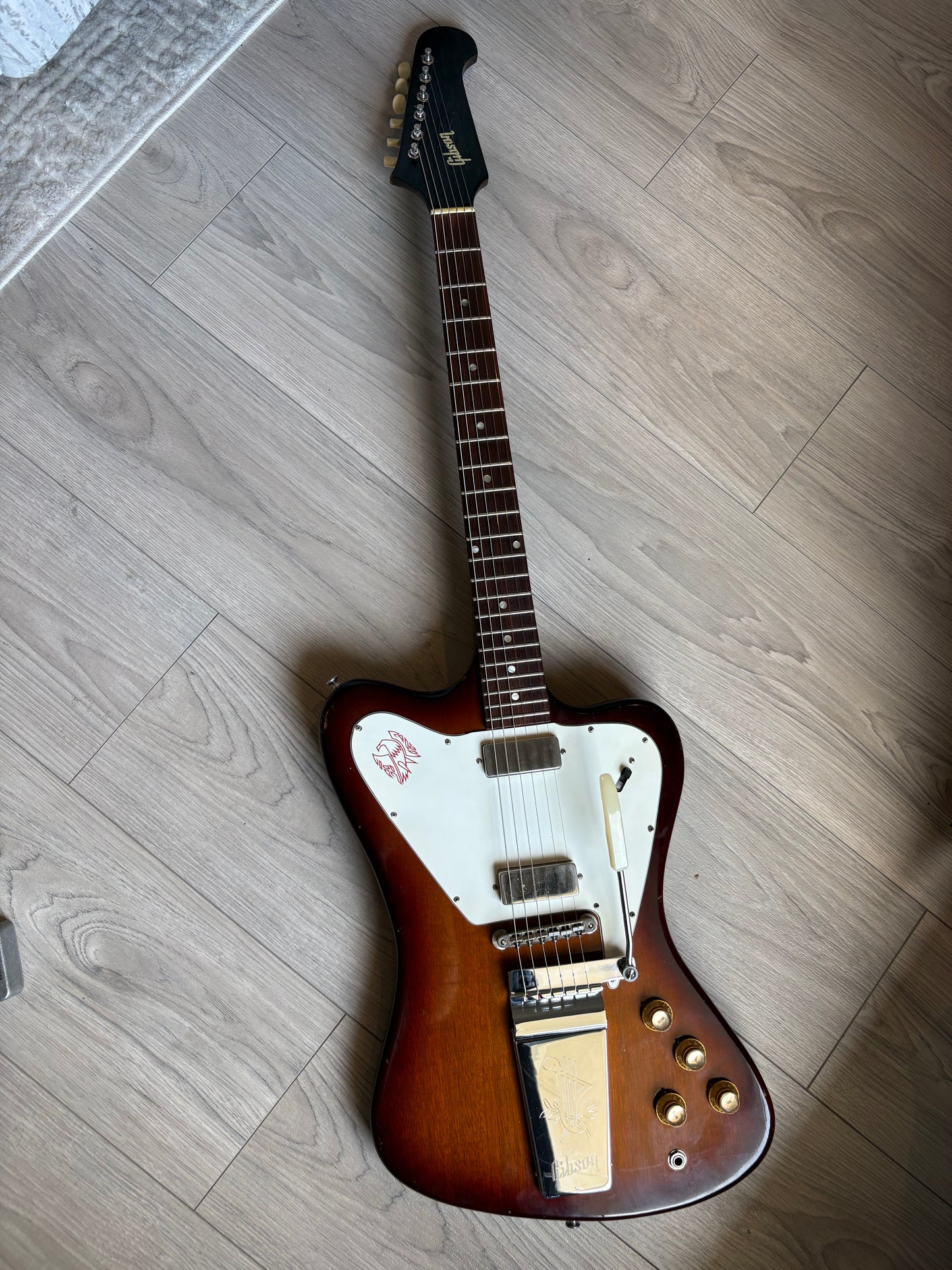 Gibson Firebird V Non-Reverse 1965 Sunburst (All original w/OHSC)