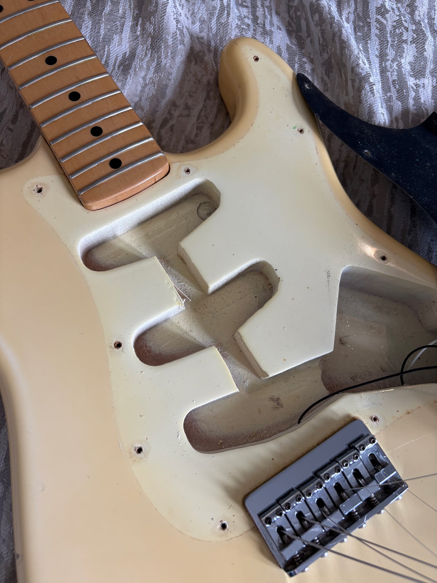 Fender Stratocaster Hardtail 1976 Olympic White (All original W/OHSC except Knobs)