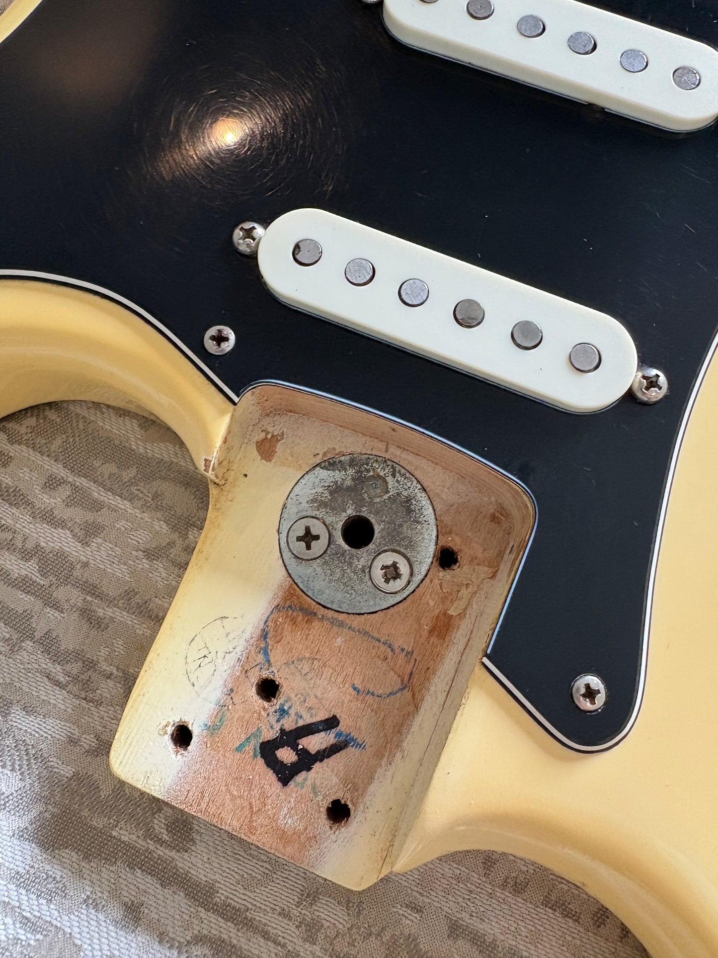 Fender Stratocaster Hardtail 1976 Olympic White (All original W/OHSC except Knobs)