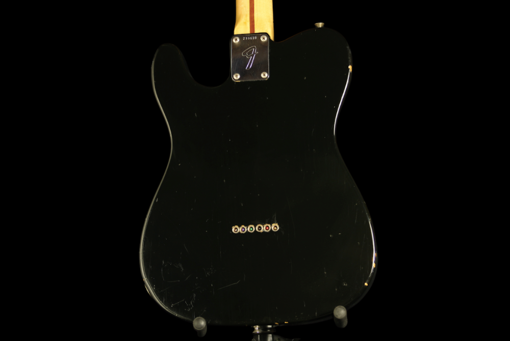 Black Fender Telecaster with Maple Fretboard 1970