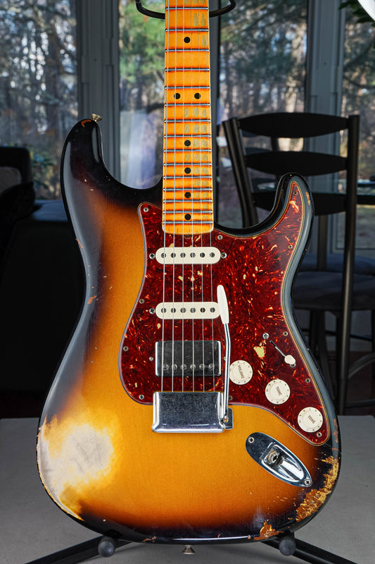 Fender Custom Shop '69 Reissue Stratocaster Heavy Relic 3 Color Sunburst 2020