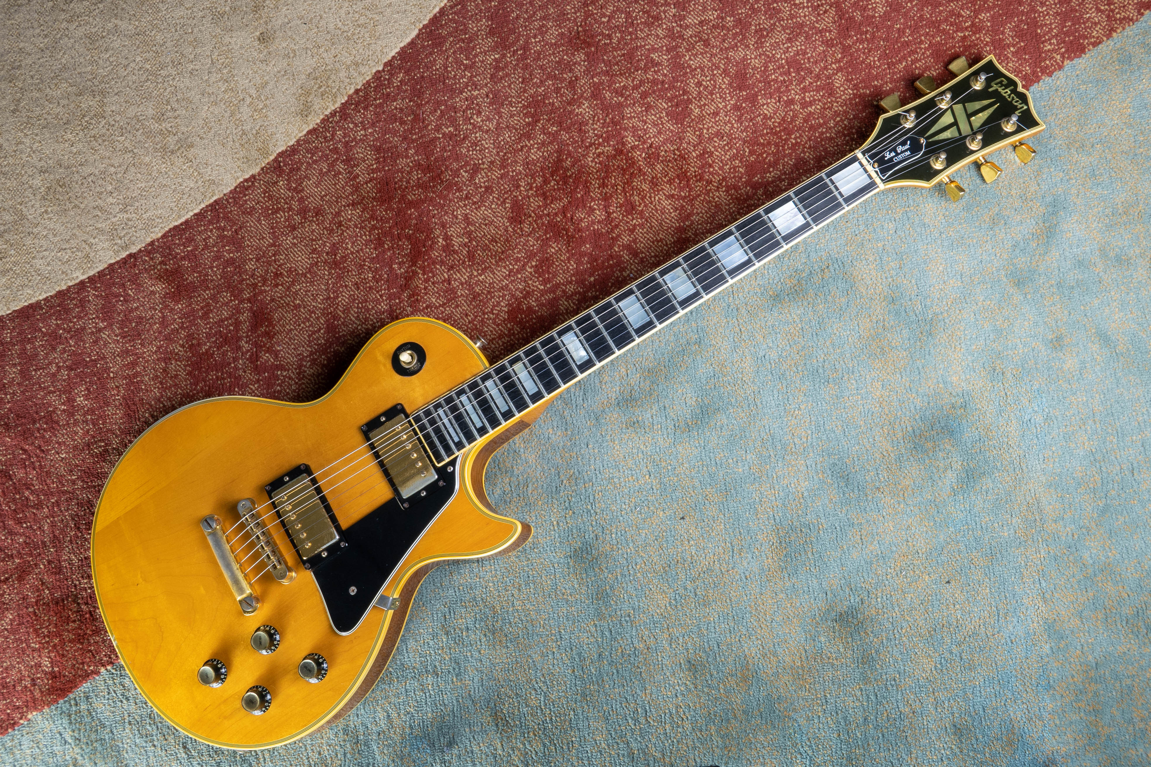 Gibson Les Paul custom 1977 Natural – Gilded Guitars