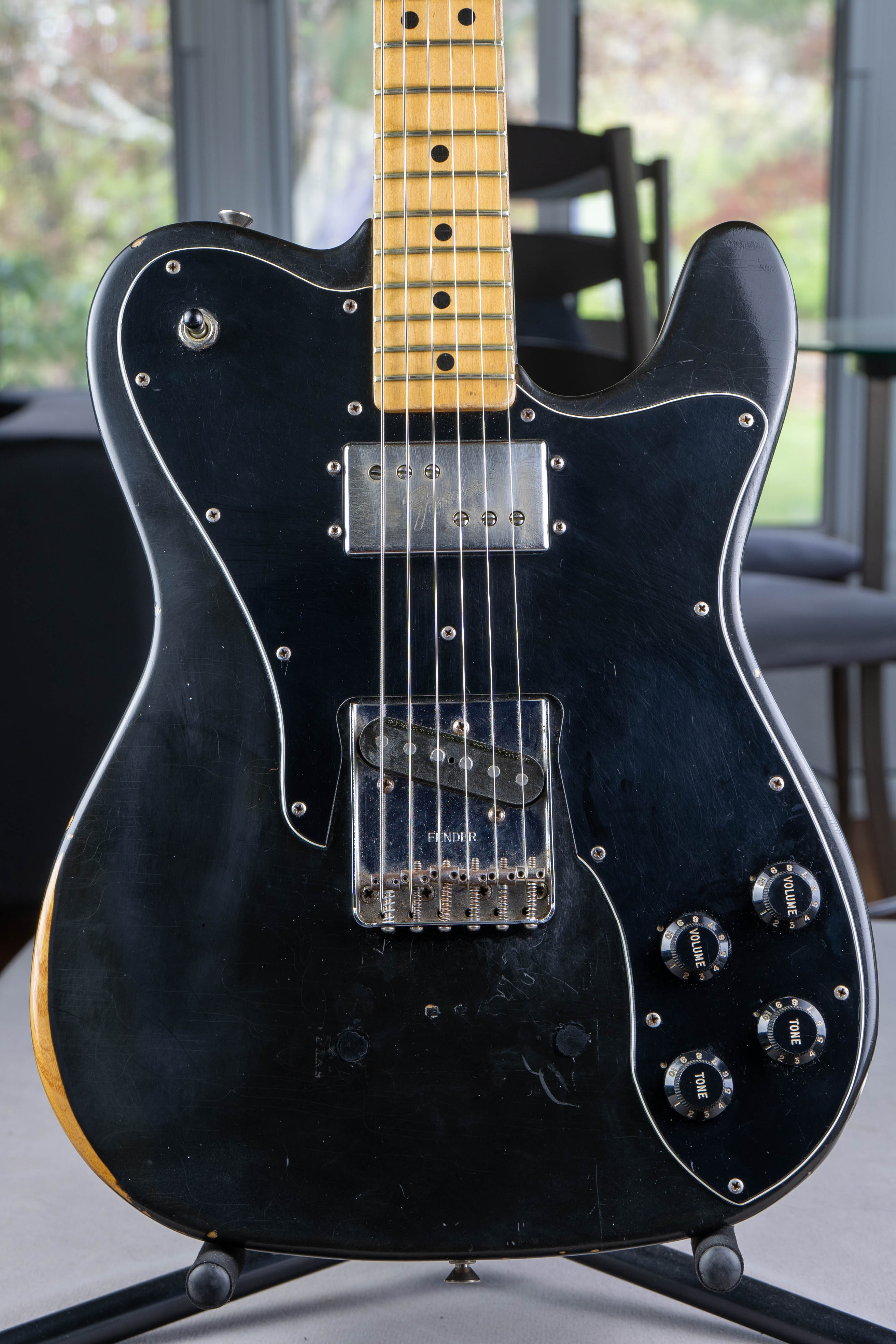 Fender telecaster deals custom black 1978