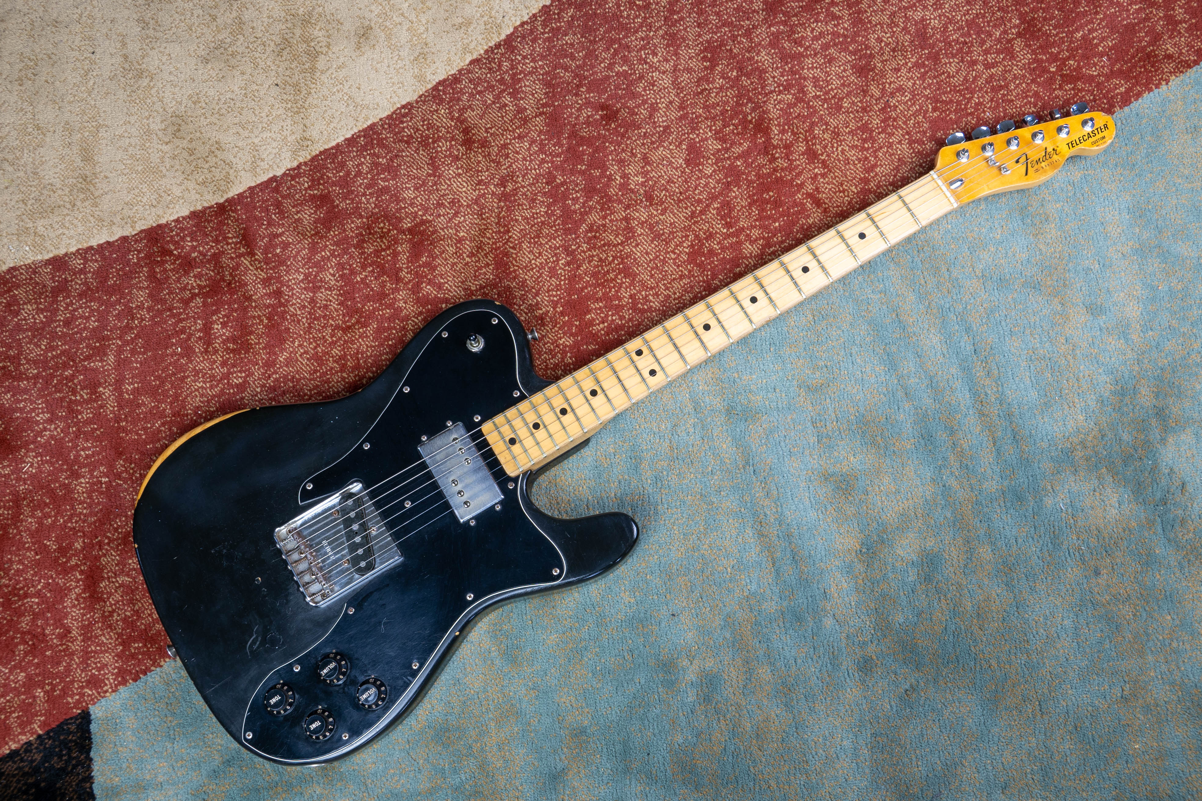 Fender Telecaster Custom 1978 Black – Gilded Guitars